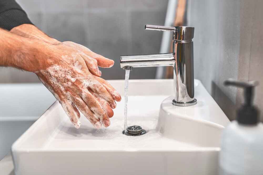 Hand Washing with Soap and Water