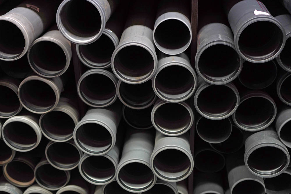 PVC sewer pipes