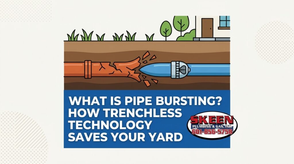 What Is Pipe Bursting? How Trenchless Technology Saves Your Yard — featured image